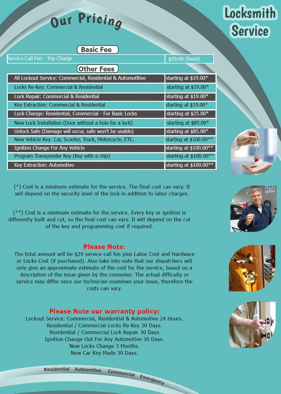 Father Son Locksmith Shop Bradenton Beach, FL 941-564-3368